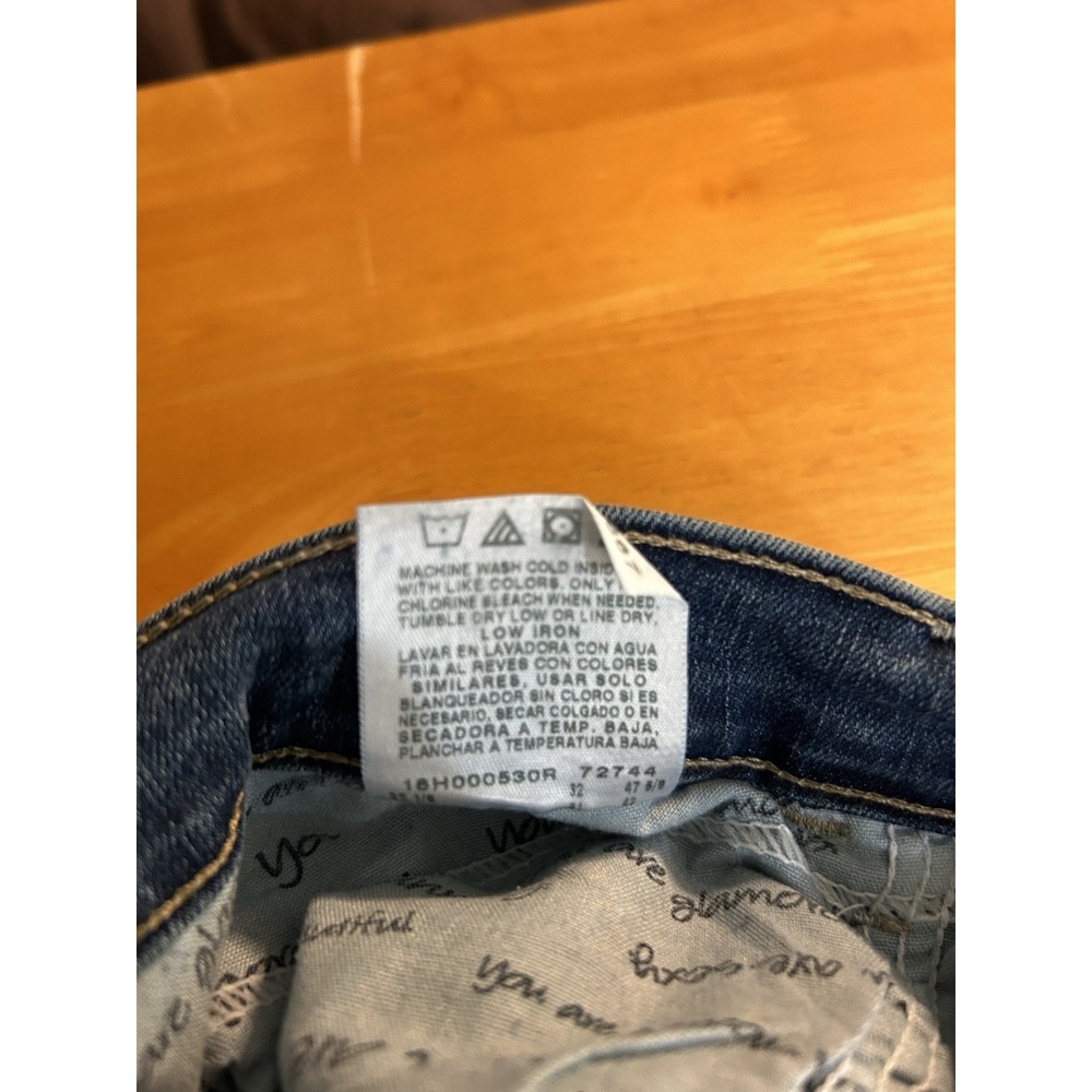Lee Women's Classic Fit Jeans Size‎ 14 Medium Dark Wash Denim Straight Leg - Picture 5 of 5